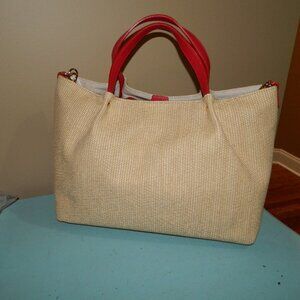 Mark & Graham Gemma Italian Raffia Tote